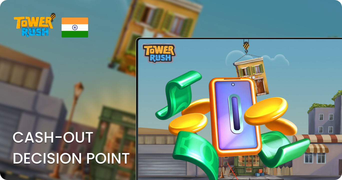 Cash-out Decision Point in Tower Rush