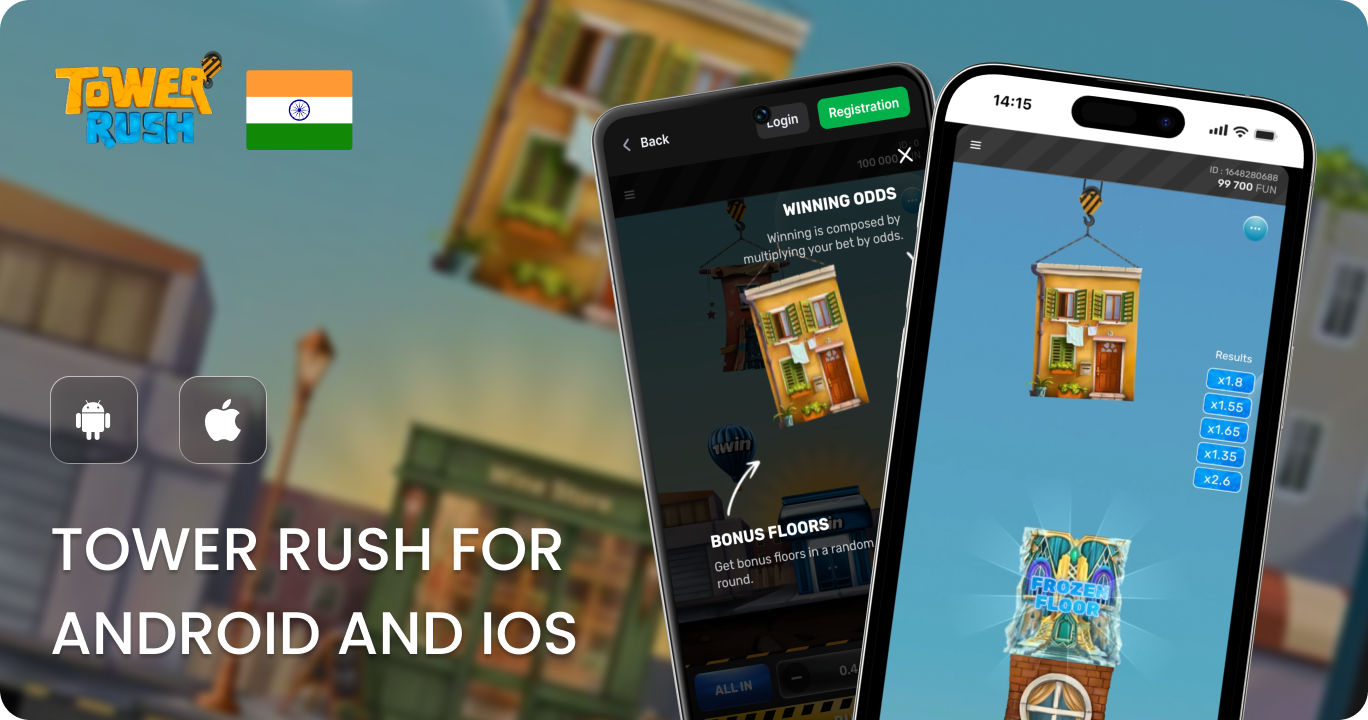 Tower Rush Game for Android and iOS devices in India