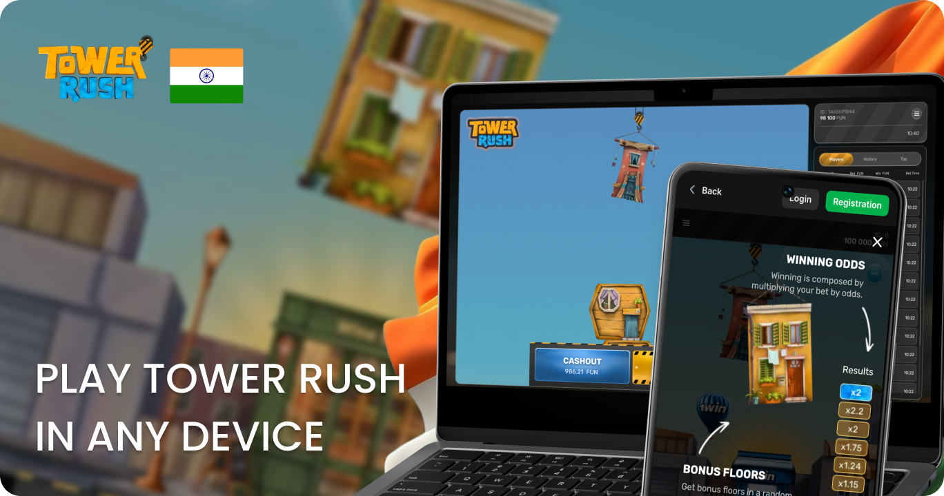Play Tower Rush Game on PC or Mobile Device