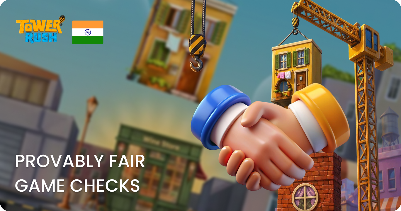 Provably Fair Tower Rush Checks in India