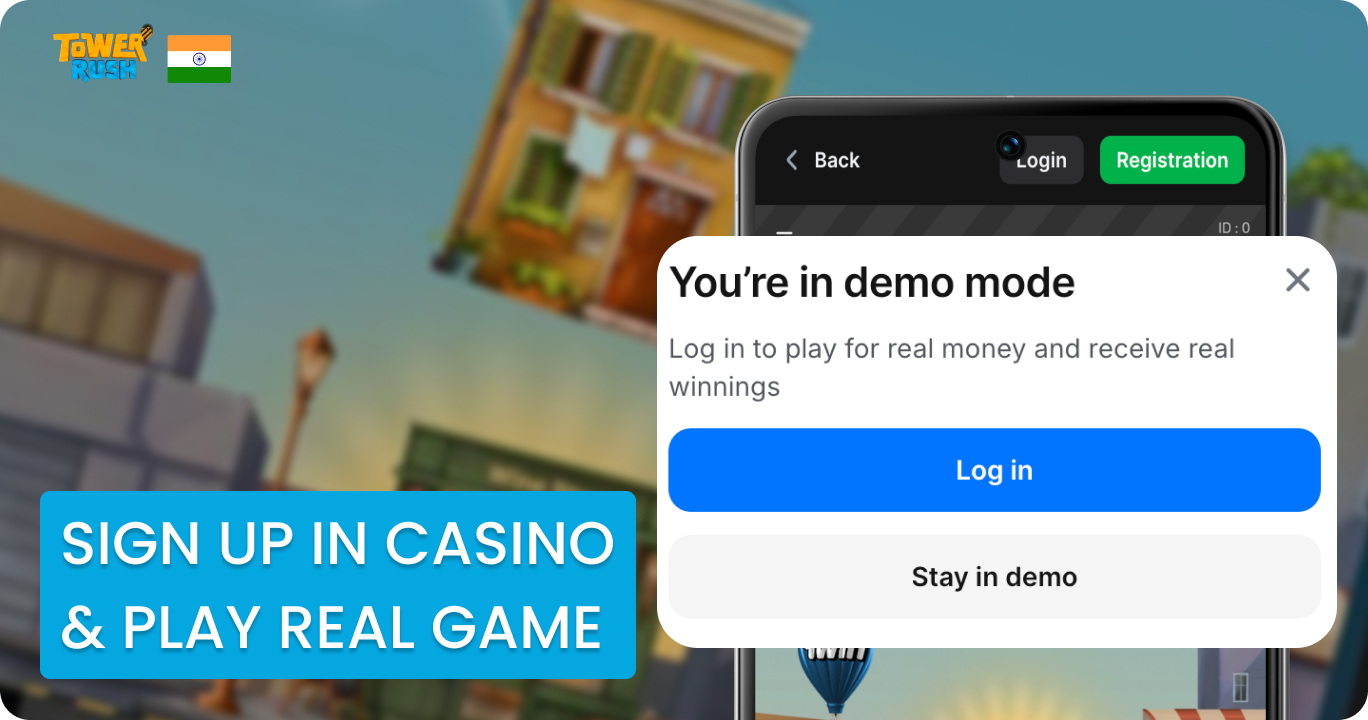 Create a Casino Account and Start to Play Real Tower Rush with Real Money