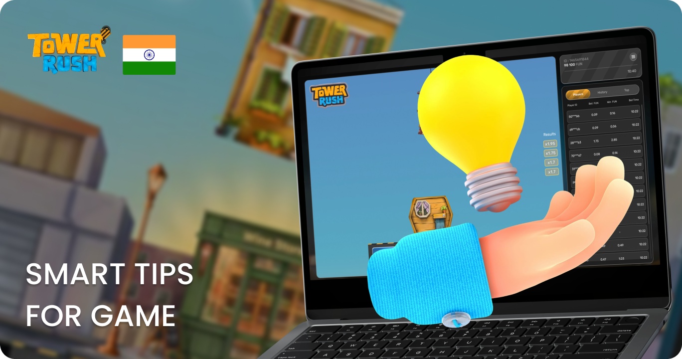 Smart Tips Tower Rush Game for Indian Gamblers